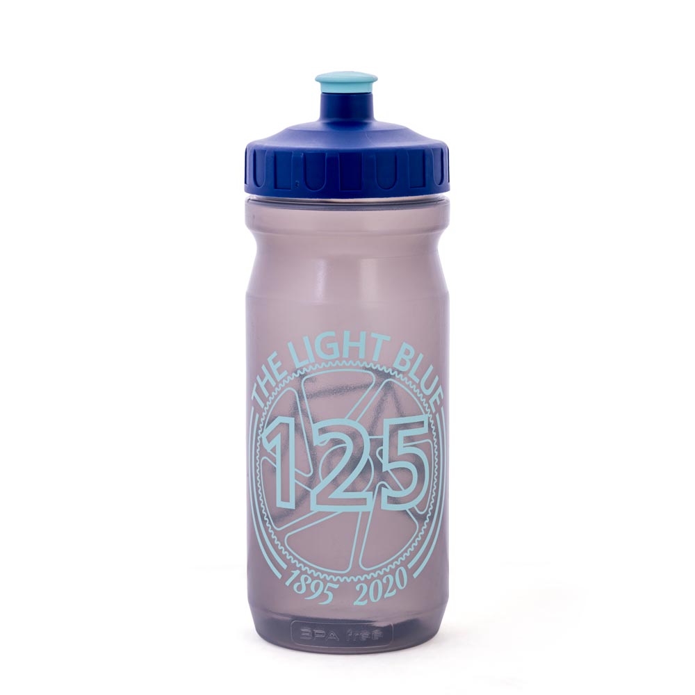 The Light Blue 125 Year Logo Water Bottle
